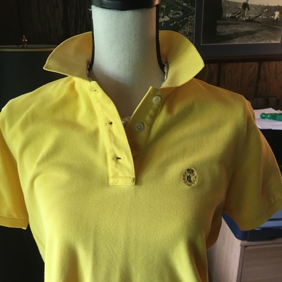 Ralph Lauren Polo Cotton Short Sleeve Yellow - Picture 1 of 6